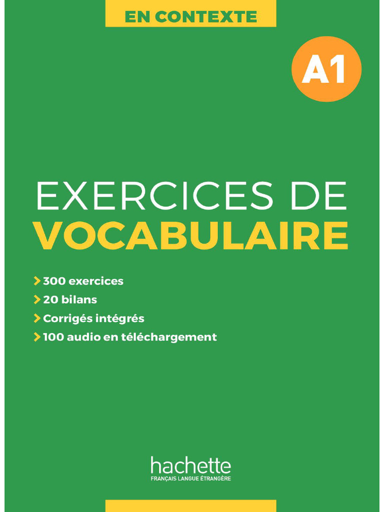 En Contexte - Vocabulaire - A1 | PDF