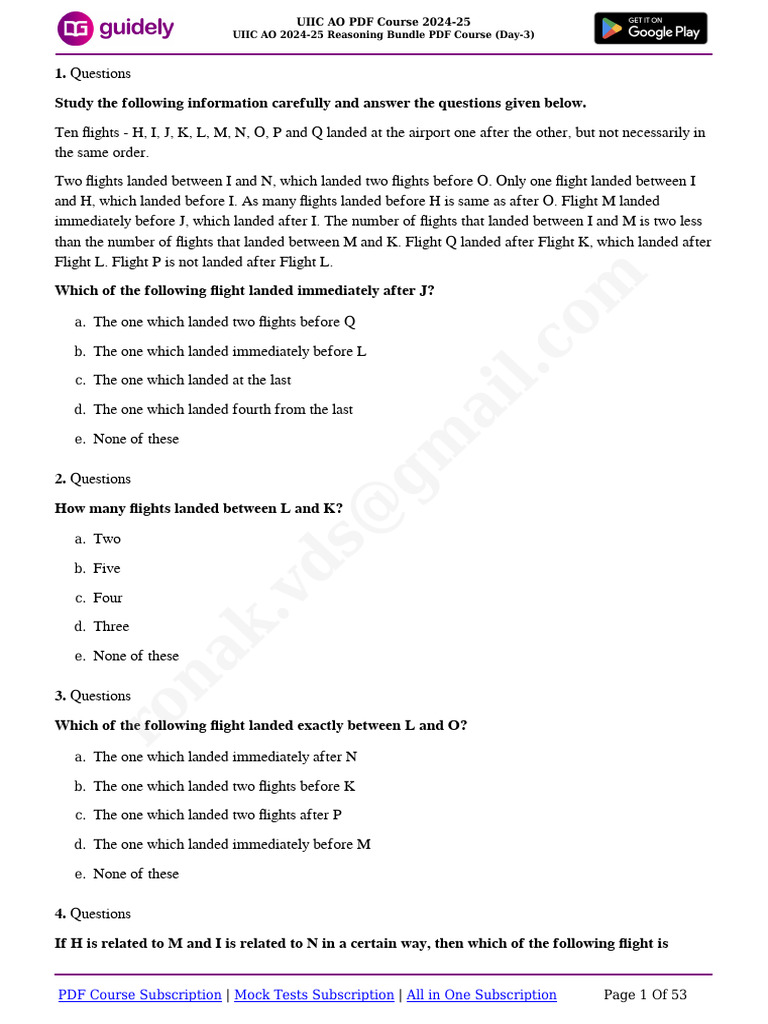 UIIC AO PDF Course 2024-25-1731473564821 | PDF