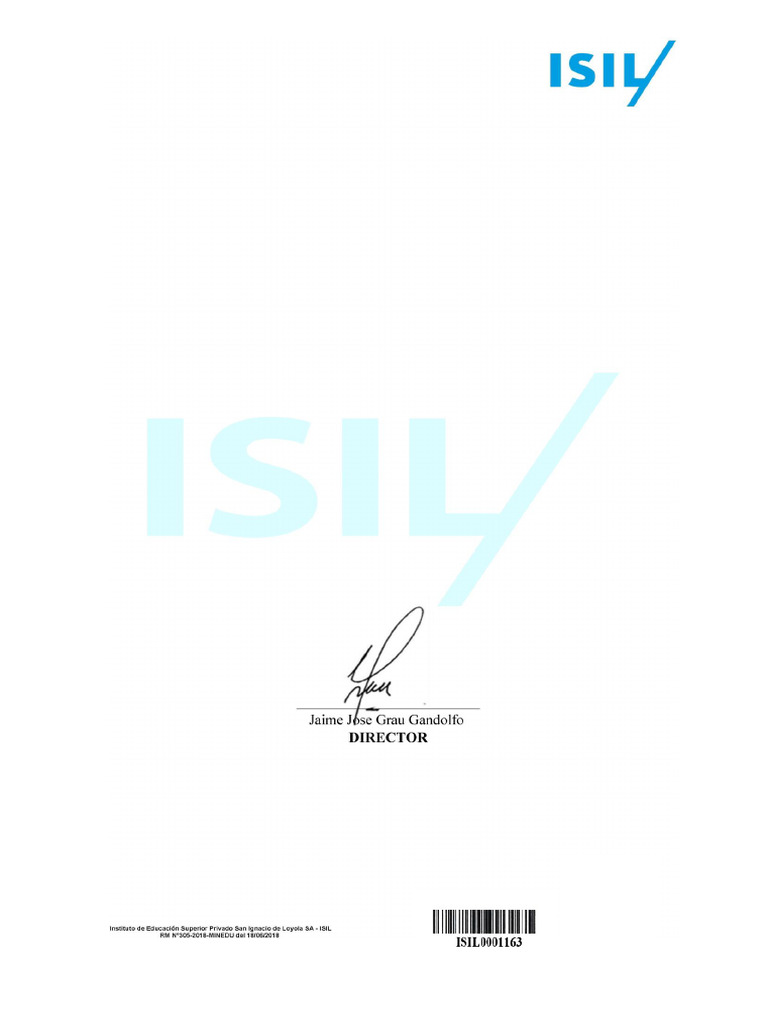 Certificado Plataforma ISIL | PDF