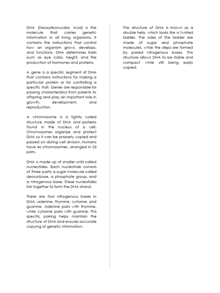 Dna Print | PDF