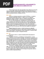 Romania Si Concertul European de La Criza Orientala La Marile Aliante Ale Sec20