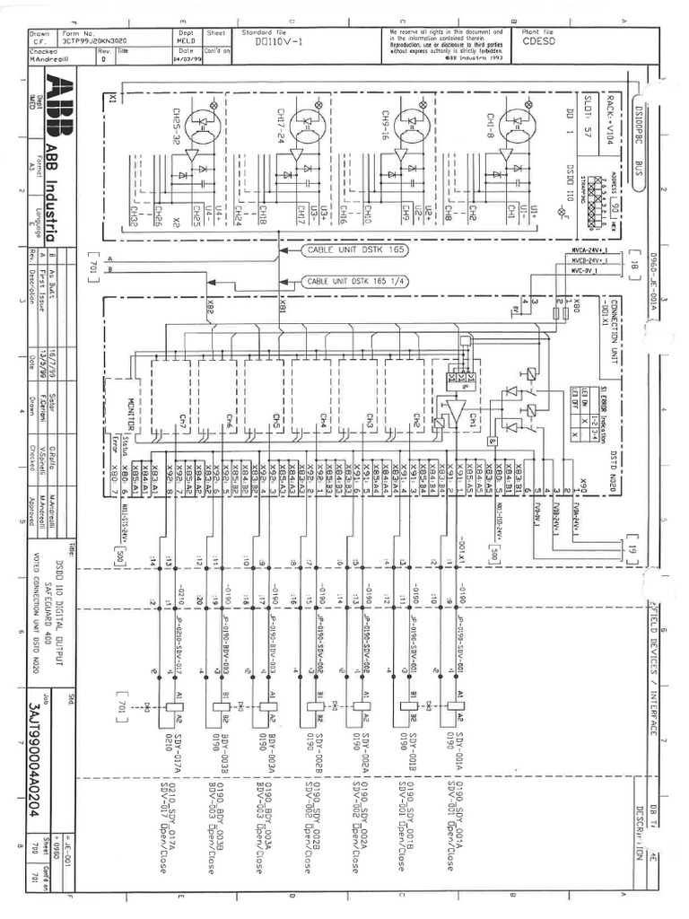 Esd Valves Loop Drawing | PDF