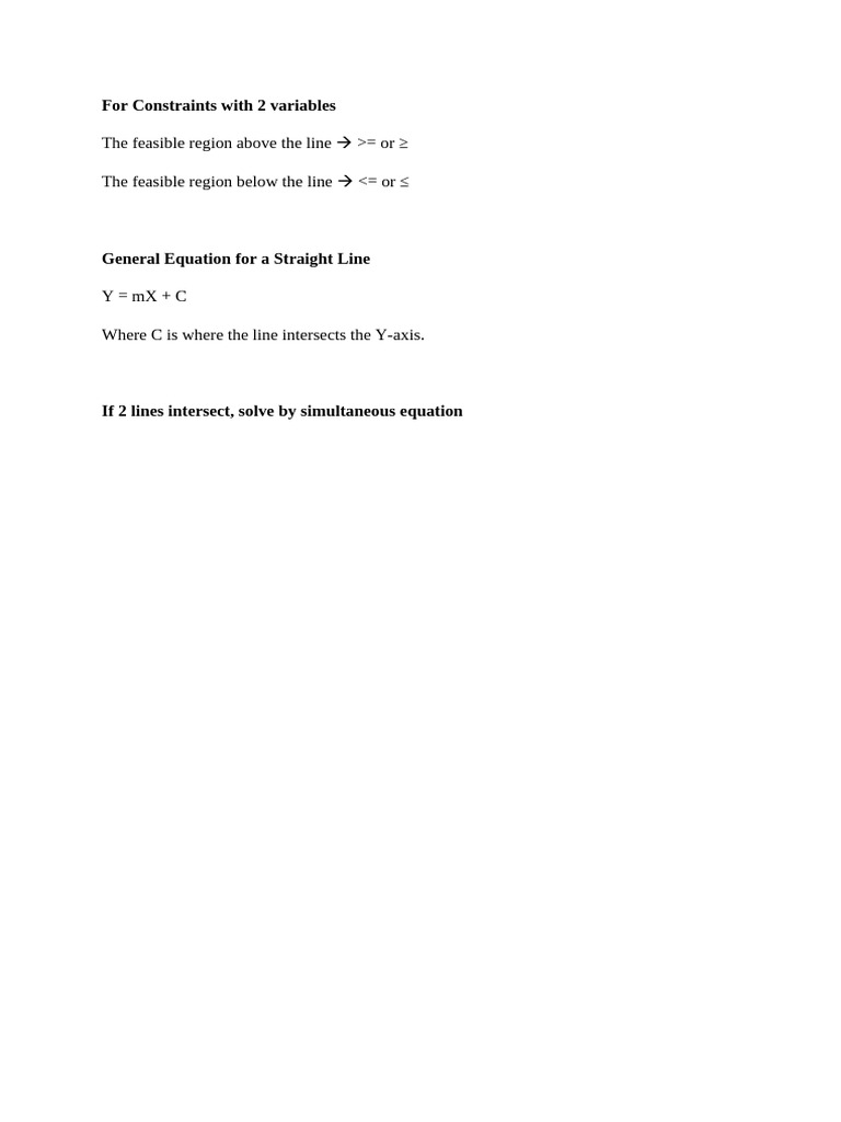 LP - Graphical Solution | PDF