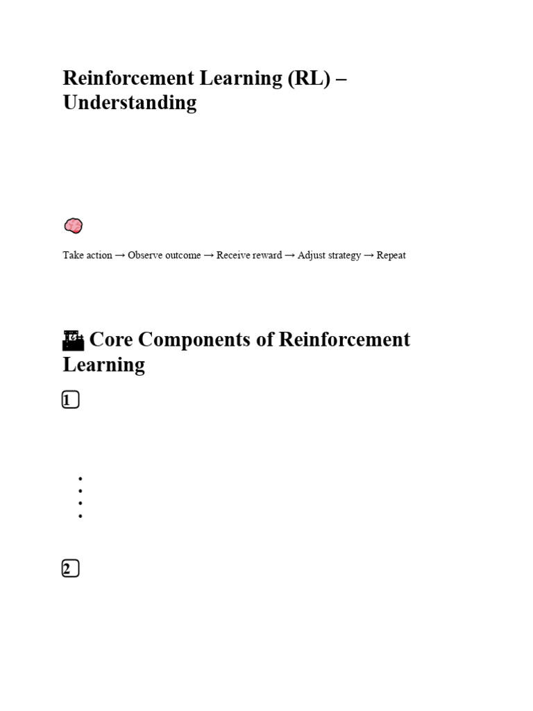 Reinforcement Learning | PDF | Algorithms | Computing