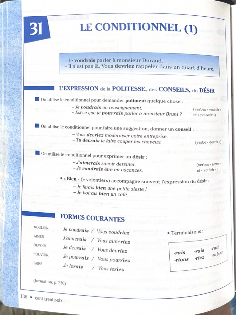 Le Conditionnel | PDF