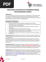 IFoA Examination Rules for 2025 | PDF | Identity Document
