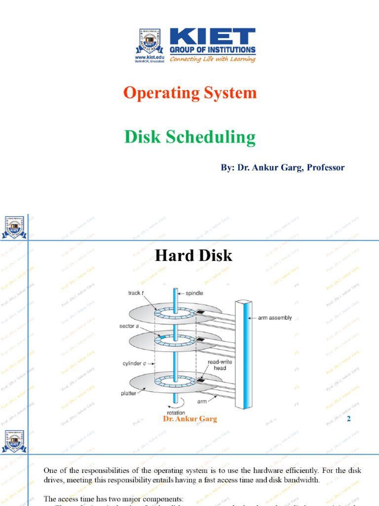 Disk Scheduling | PDF