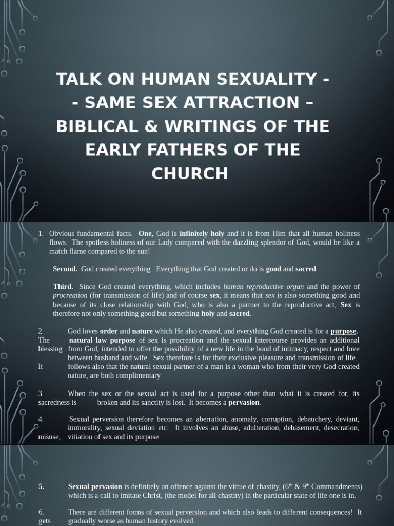 Human Sexuality | PDF | Sodom And Gomorrah