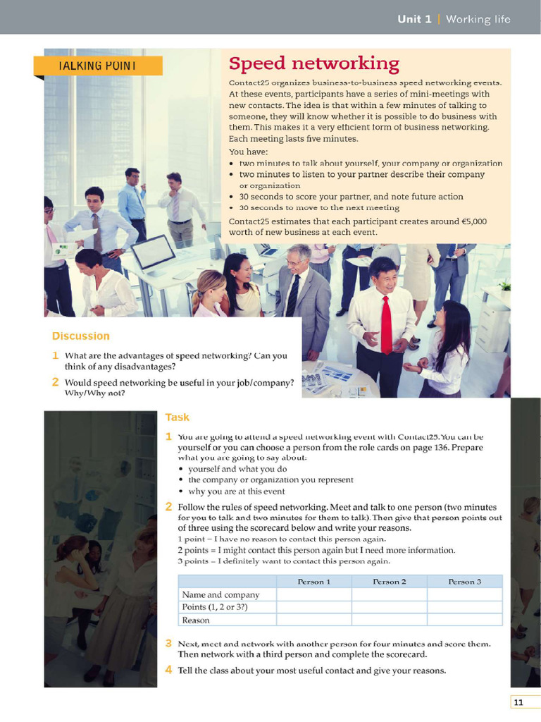 Speed Networking | PDF