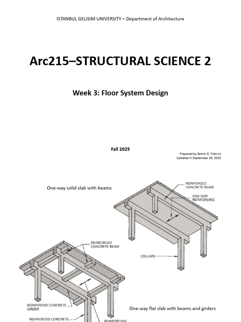 Arc215 W03 Floor System Design | PDF