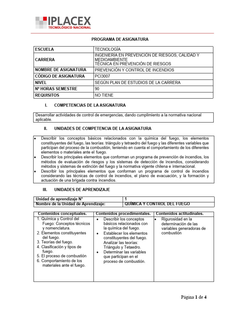 Programa de Asignatura | PDF | Aprendizaje | Plan de estudios