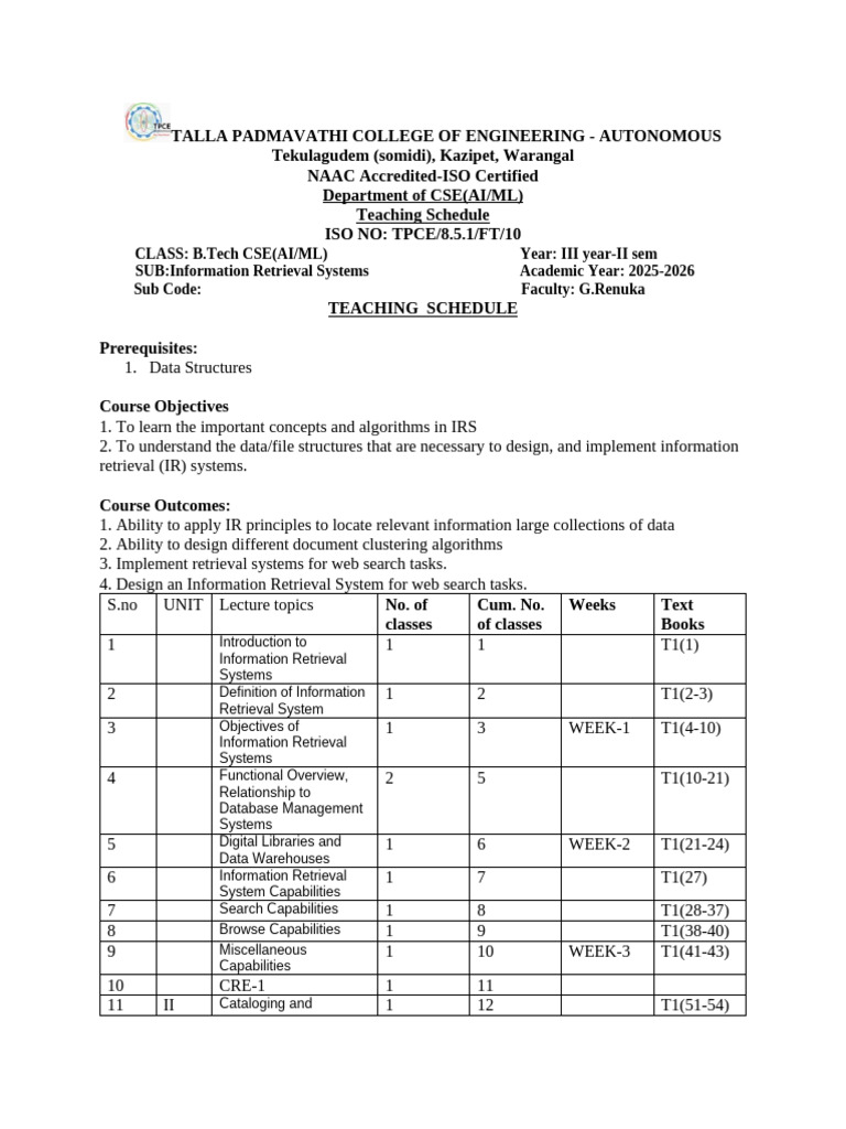 IRS (Alml) TS | PDF | Information Retrieval | Cluster Analysis