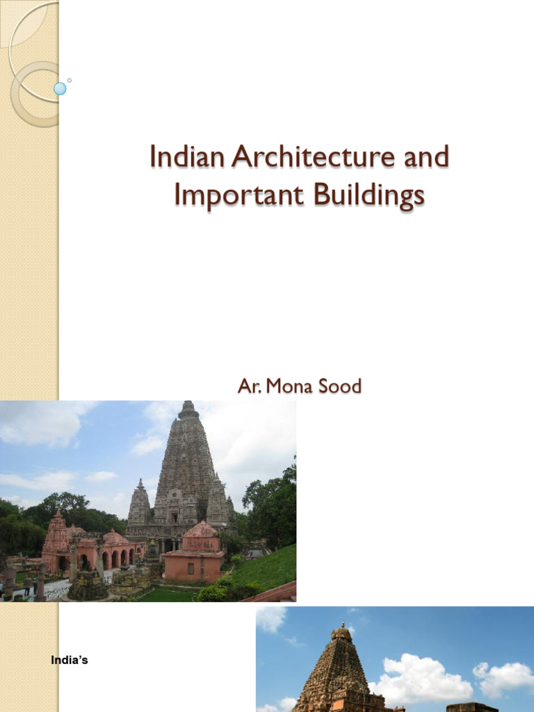 n Indian Architecture and Important Buildings_250511_223954 | PDF