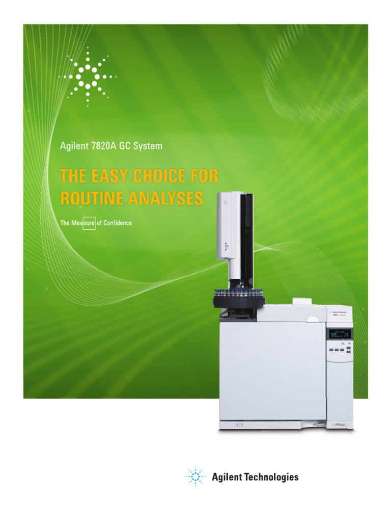 agilent-7820a-gc-system-brochure | PDF | Gas Chromatography | Physical ...