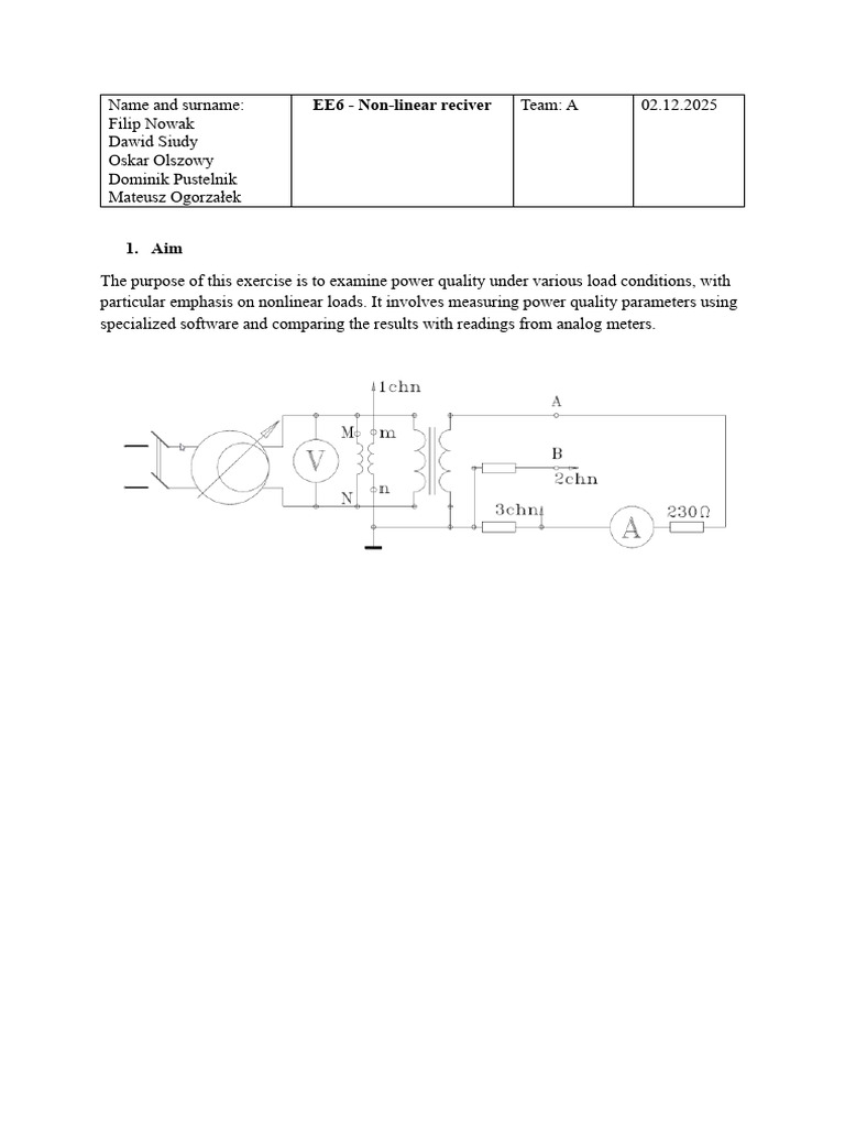 Report Ee6 Team A | PDF | Power Supply | Computer Engineering