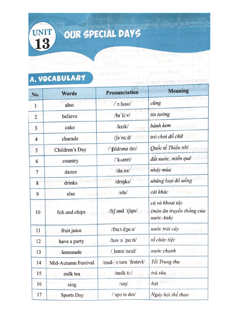 Unit 13 Grammar and Vocab | PDF