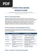 KPMG Target Operating Model | PDF