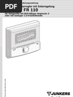 Cronotermostat FR 100 Instructiuni Instalare Utilizare