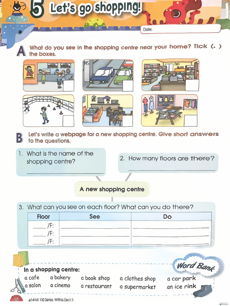 P3 Writing Exercises | PDF