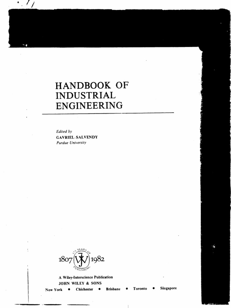 Handbook of Industrial Engineering 3s5lyok6kx | PDF