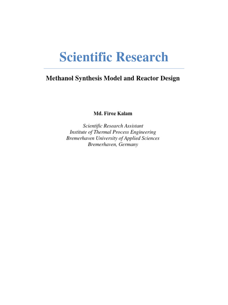Scientific Article | PDF | Chemical Equilibrium | Chemical Reactions