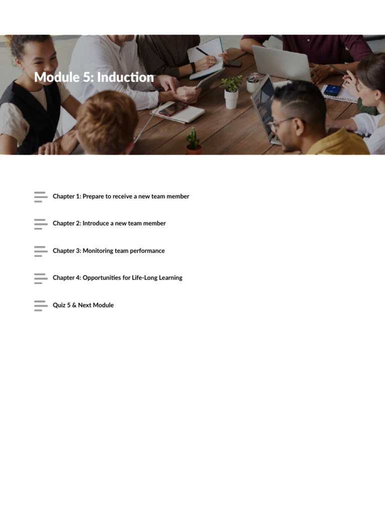 Module 5 Induction - LD | PDF | Employment | Regulatory Compliance