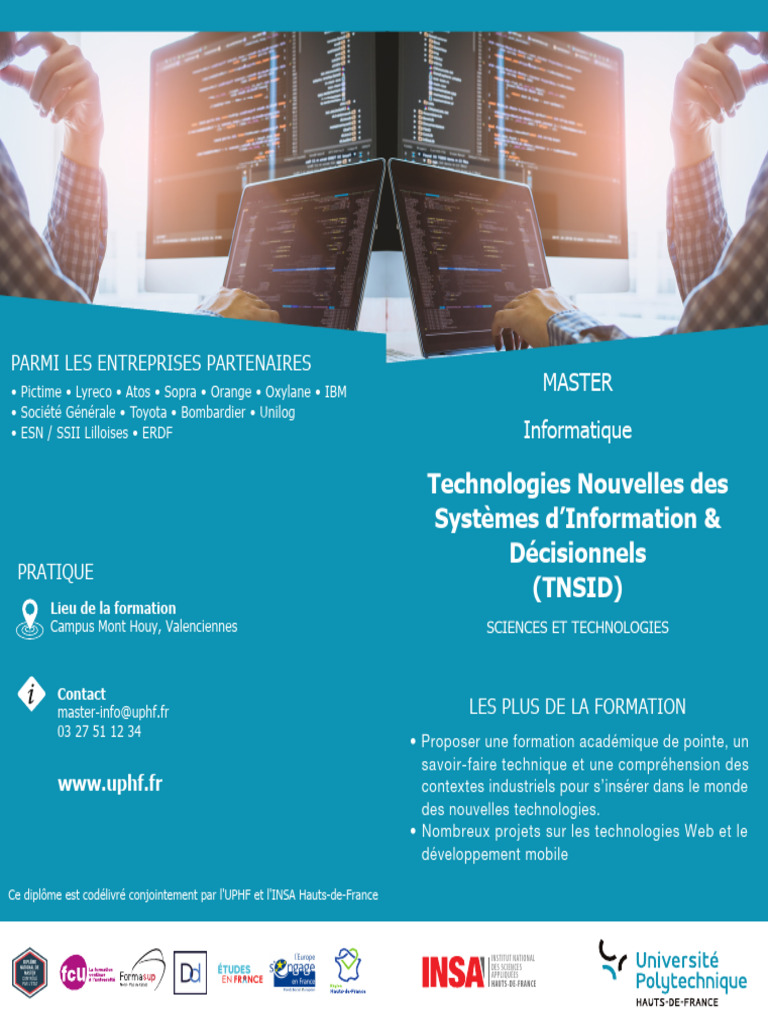 Master Informatique Technologies Nouvelles Des Systemes Dinformation ...