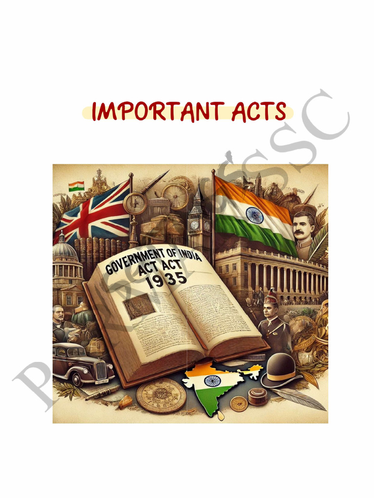 KILLER Polity Lecture 15 Important Acts English Notes Team SPY W | PDF