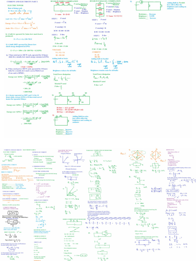 Entry Imp Physics Formulas & Questions | PDF