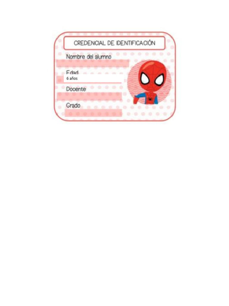 Formato de Carnet | PDF