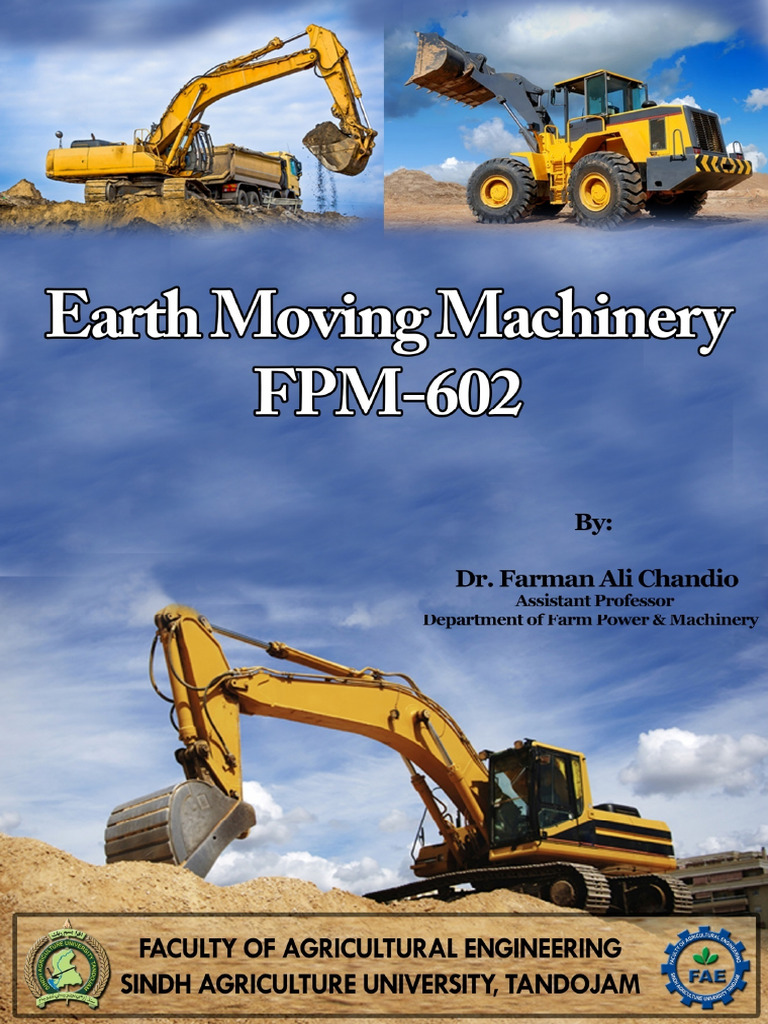 Earth Moving Machinery | PDF | Porosity | Tractor