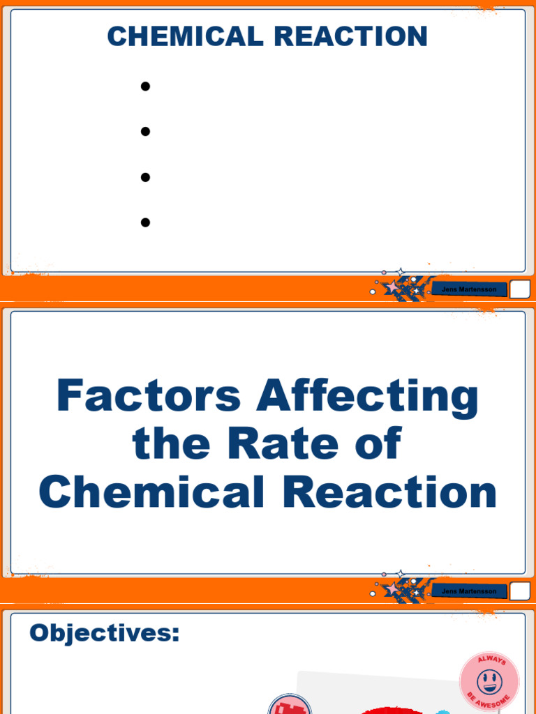 Q2 3 Factors Affecting Chemical Reaction | PDF | Reaction Rate | Catalysis