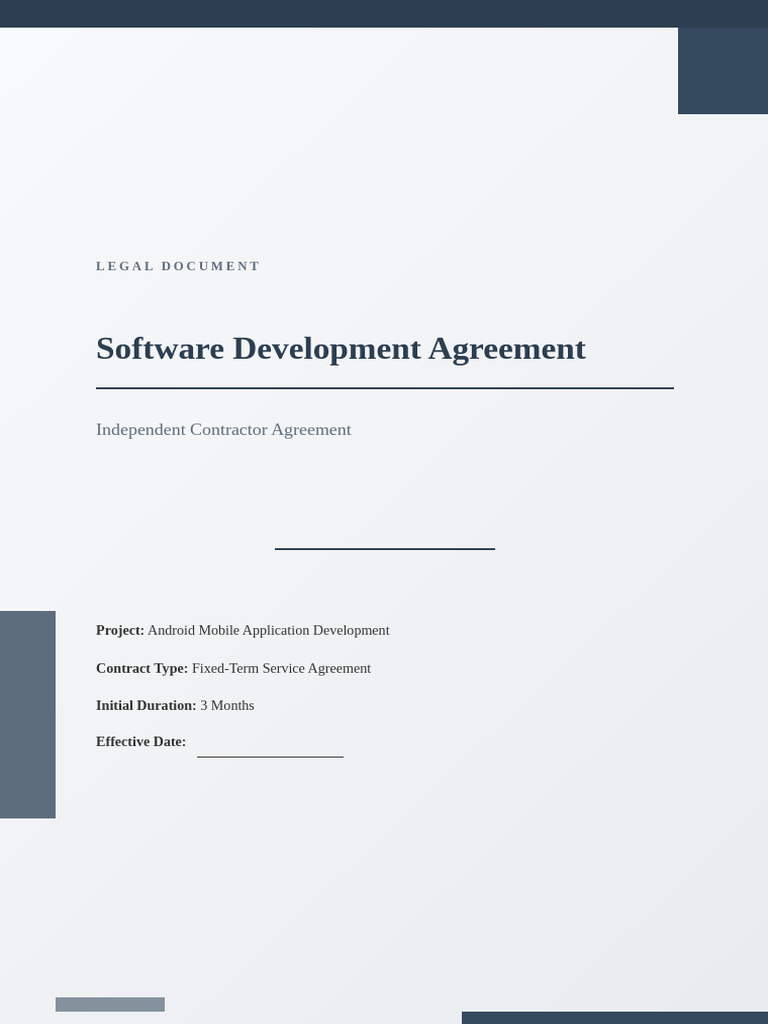 Software Development Agreement | PDF | Indemnity