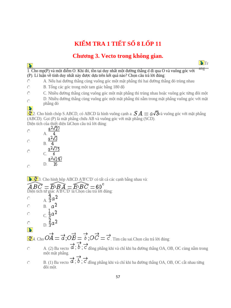 Toán 11 - Quyển 2 - File 2 | PDF