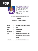 Download Biology Lab Report 10Ecology by Muhamad Aleiff Bin Tajuddin SN100761856 doc pdf