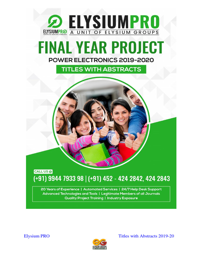 2019 20 Power Electronics Titles With Abstracts | PDF | Power Inverter ...