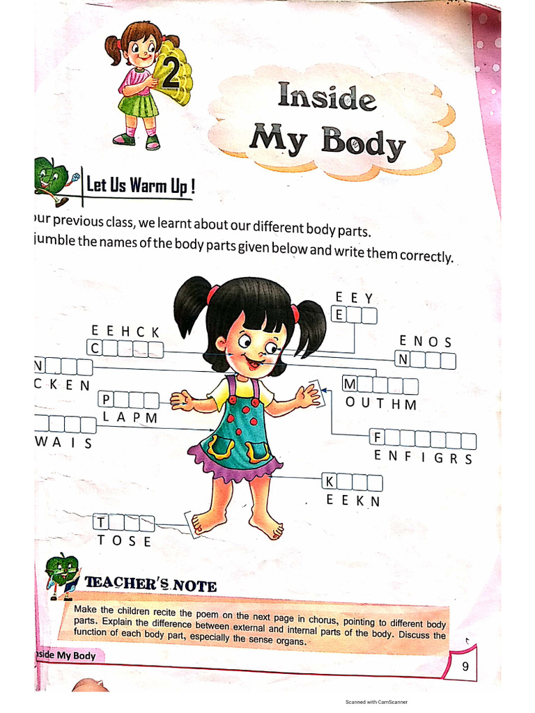 CH 2 - Inside My Body | PDF