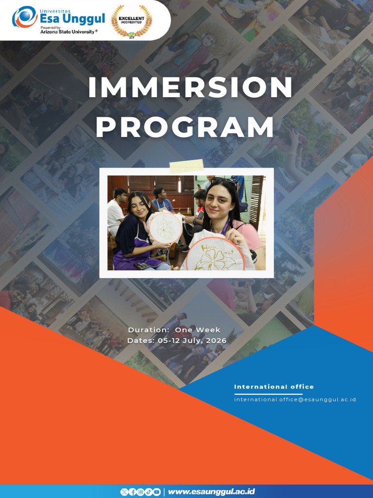 Immersion Program 2026 | PDF | Payments | Indonesia