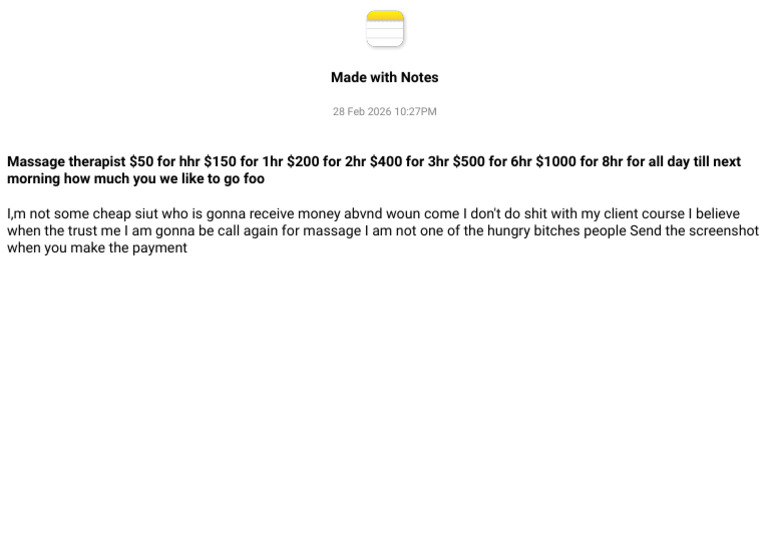 Notes Document | PDF