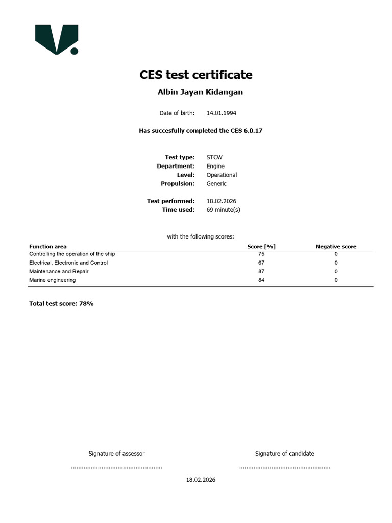 Ces Test | PDF