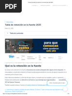 Tabla Retencion en La Fuente y ReteICA 2026 | PDF