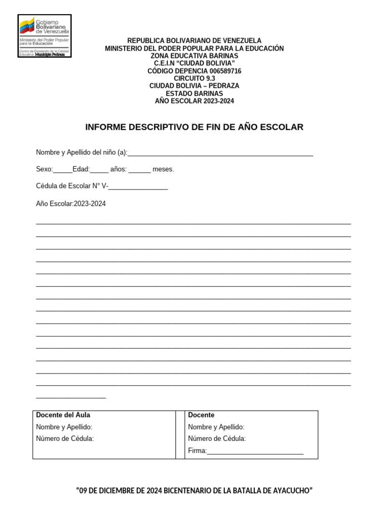 FORMATO | PDF | Educación de la primera infancia | Etapas educativas