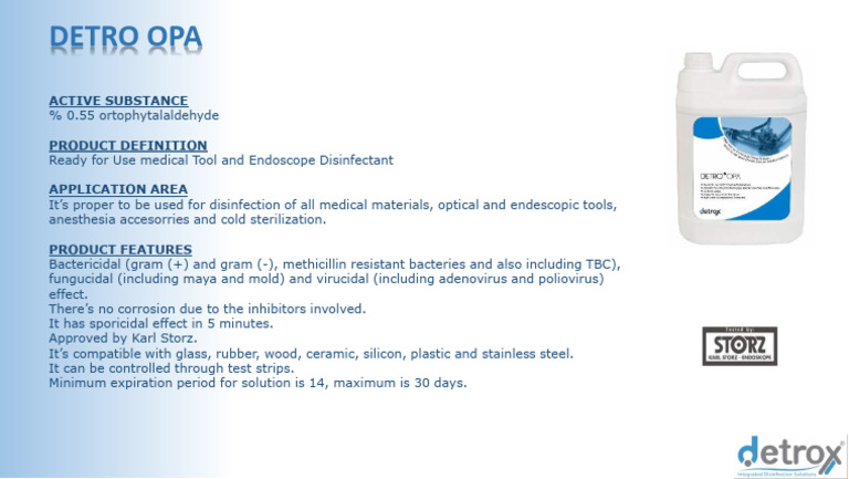 689596082 Detrox Disinfectant | PDF