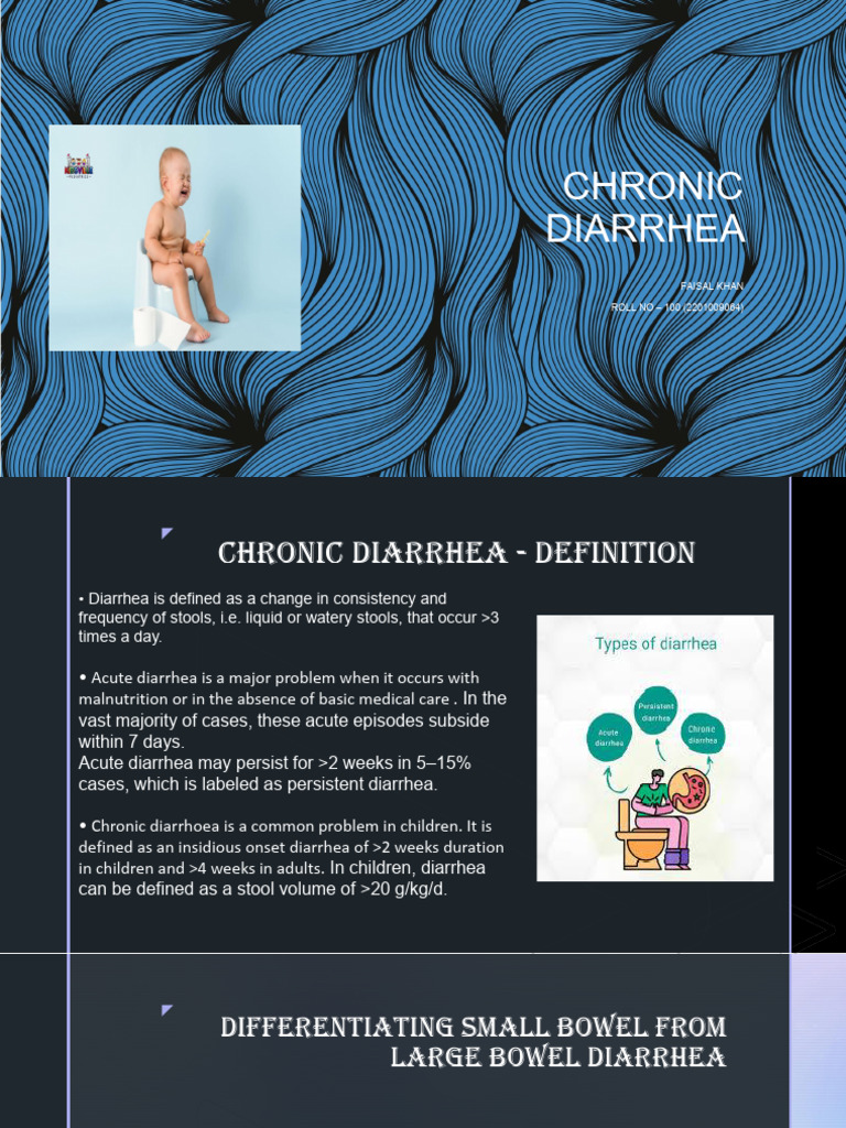 Chronic Diarrhea Revised | PDF | Diarrhea | Inflammatory Bowel Disease