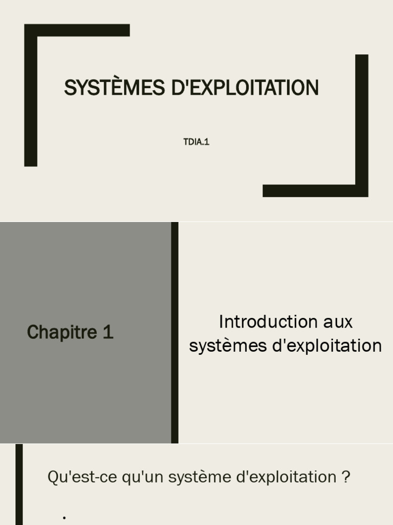 Chapitre 1 & 2 Architecture Des Ordinateurs | PDF | Linux ...