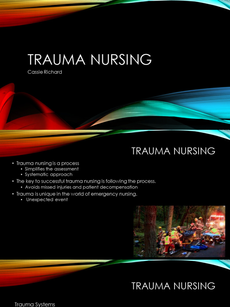 Trauma Assessment - C. Richard | PDF | Major Trauma | Breathing