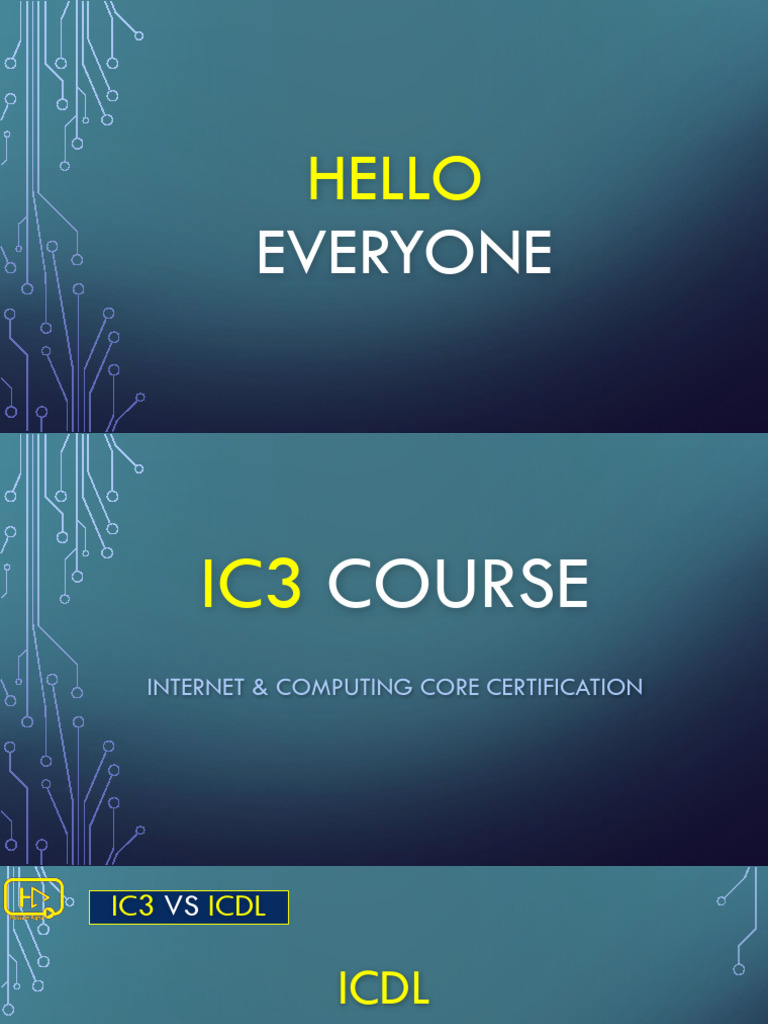 Ic3 New | PDF