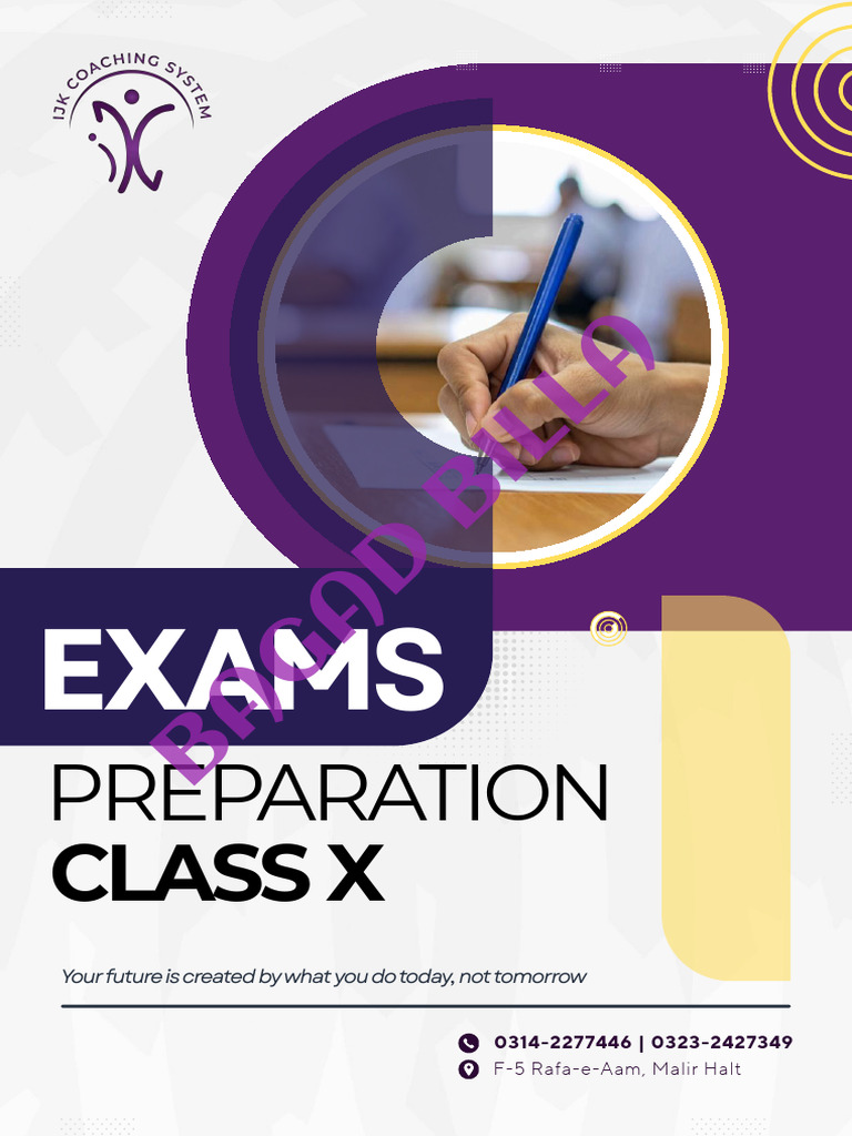 Exams Preparation Class x | PDF