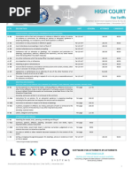 Civil Fees Tariff Effective July 2025 | PDF | Lawyer | Costs In English Law