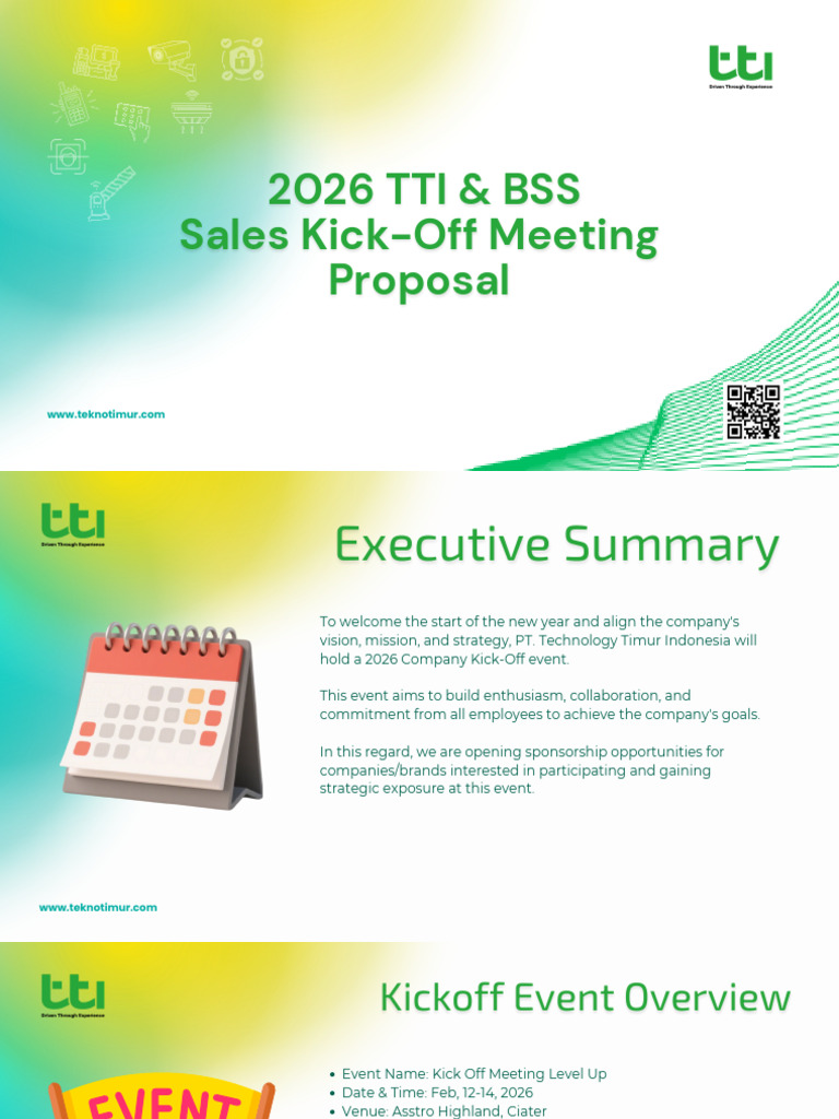 Proposal Sales Kick-Off Meeting 2026 | PDF | Brand | Business